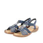 Load image into Gallery viewer, Rieker 628G9-16 Dress Sandals
