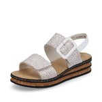 Load image into Gallery viewer, Rieker 62950-80 Wedge Sandals
