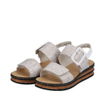 Load image into Gallery viewer, Rieker 62950-80 Wedge Sandals
