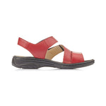 Load image into Gallery viewer, Rieker 64573-33 Red Sandals
