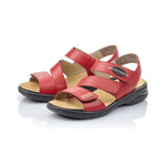 Load image into Gallery viewer, Rieker 64573-33 Red Sandals
