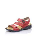 Load image into Gallery viewer, Rieker 64573-33 Red Sandals
