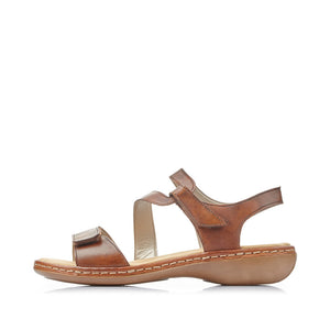 Rieker 659C7-24 Brown Sandals