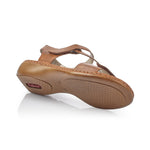 Load image into Gallery viewer, Rieker 659C7-24 Brown Sandals
