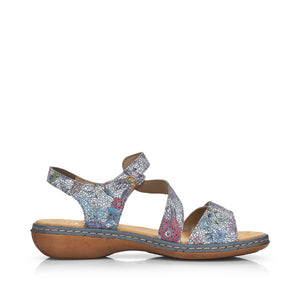 Rieker 659C7-90 Floral Sandals