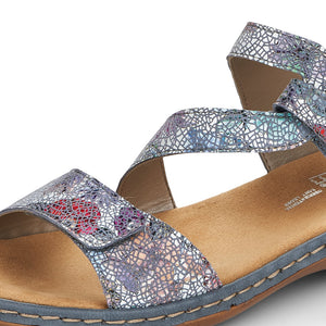 Rieker 659C7-90 Floral Sandals