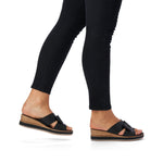 Load image into Gallery viewer, Remonte D6456-00 Wedge Slip-On
