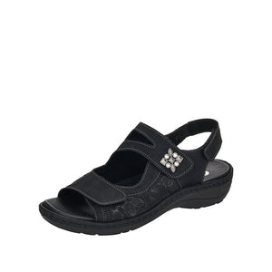 Remonte D7647-01 Black Sandals
