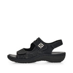 Load image into Gallery viewer, Remonte D7647-01 Black Sandals
