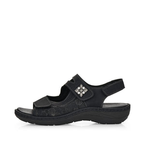 Remonte D7647-01 Black Sandals
