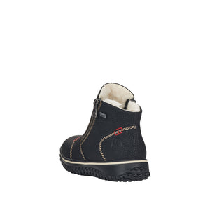 Rieker L4270-00 Black Ankle Boots
