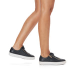 Load image into Gallery viewer, Rieker L59L1-01 Dress Black Sneakers
