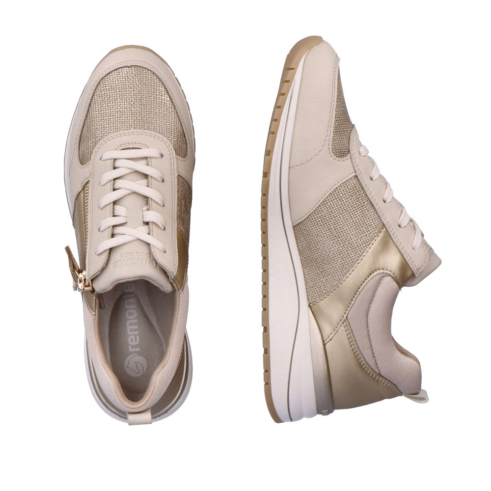 Remonte R3702-60 Dress Sneakers Beige