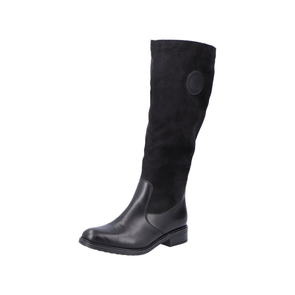 Rieker Z5372-00 Black Dress Boots