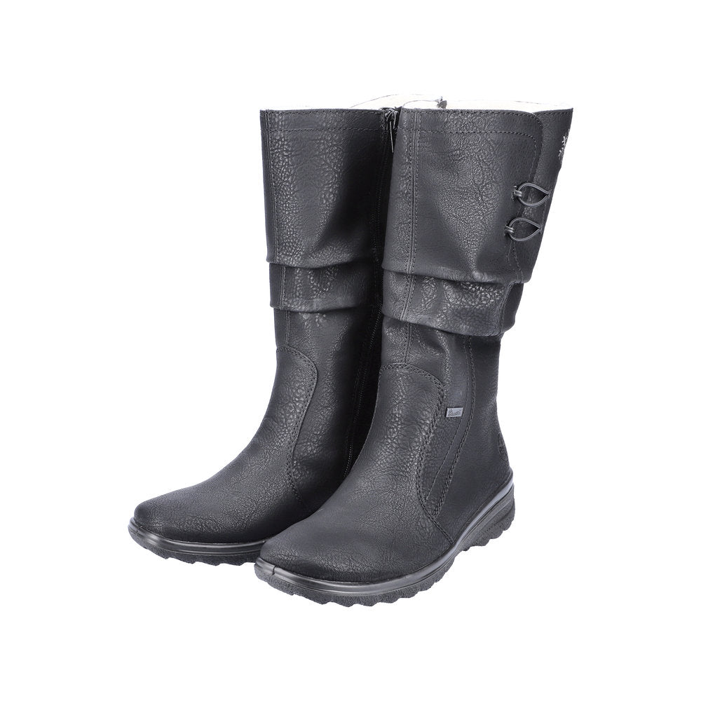 Rieker Z7072-00 Dress Tall Boots